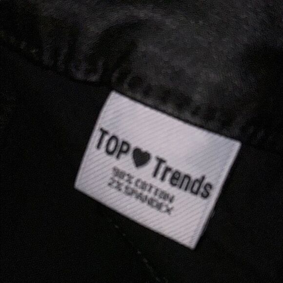 Black Biker Style Pants - Picture 14 of 14